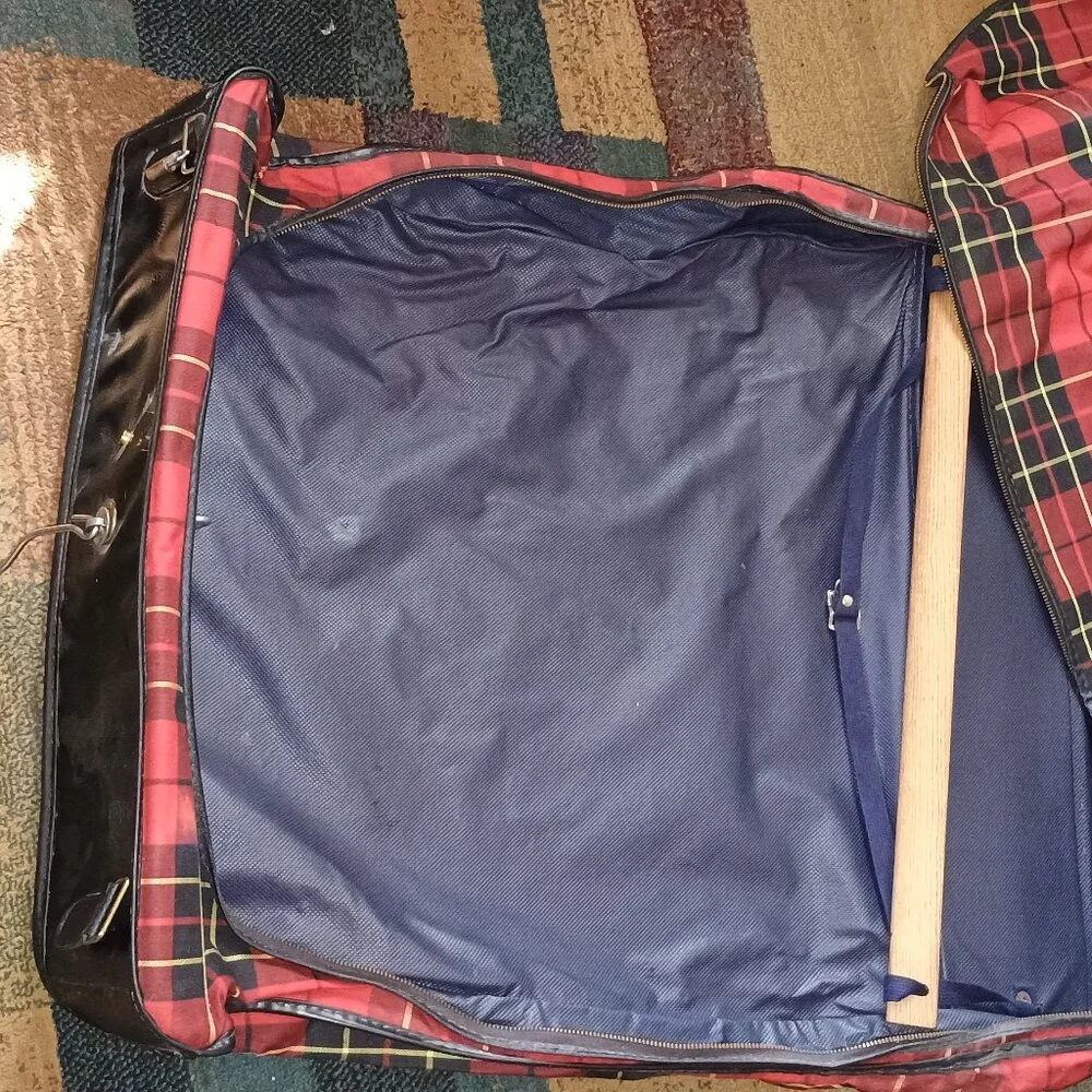 Vintage luggage garment bag